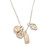 three sisters jewelry design Gold Ionian Personalized Relic Charm