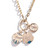 Three Sisters Jewelry Design Gold Oval Serpentine Charm Lock 