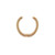 Three Sisters Jewelry Design Gold Oval Serpentine Charm Lock 