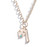 Three Sisters Jewelry Design Gold Bamboo Circle Charm Lock 