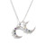 three sisters jewelry design Curio Birthstone Crescent Moon Charm