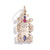Three Sisters Jewelry Design Gold Jeweled Temple Personalized Charm 