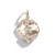 Three Sisters Jewelry Design Gold Alchemy Personalized Medallion - Air 