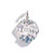 Three Sisters Jewelry Design Alchemy Personalized Medallion - Water 