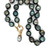 Three Sisters Jewelry Design Gold Ruby Eyed Snake Charm Lock 