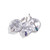 Three Sisters Jewelry Design Artifact Jeweled Birthstone Coin 