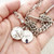 Three Sisters Jewelry Design Artifact Jeweled Birthstone Coin 