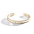 Three Sisters Jewelry Design Gold Pickford Engraved Personalized Cuff 