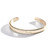 Three Sisters Jewelry Design Gold Fairbanks Engraved Personalized Cuff 