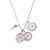 Three Sisters Jewelry Design Lula - Laurel Leaf Vintage Initial Charm 
