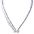 Three Sisters Jewelry Design Twilight Haze Iolite Stone Strand with Gold Clasp 