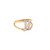 Three Sisters Jewelry Design Vintage Two-Tone Diamond "A" Ring 
