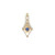 Three Sisters Jewelry Design Gold Ananya Guiding Star Birthstone Charm 