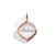 Three Sisters Jewelry Design Rose Gold Rimmed Marigold Personalized Charm - Sample Sale 