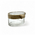 Three Sisters Jewelry Design Oval Gilded & Glass Vitrine Trinket Box 