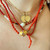 Three Sisters Jewelry Design Baroque Flame Summer Beach Necklace 