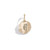 Three Sisters Jewelry Design Gold Eve Personalized Initial Charm 