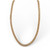 Vintage solid gold choker chain necklace