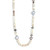 Three Sisters Jewelry Design Lune Mist One-of-a-Kind Pearl & Gemstone Necklace 