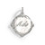 Three Sisters Jewelry Design Belle Époque Personalized Silver French Medallion Charm 