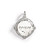 Three Sisters Jewelry Design Belle Époque Personalized Silver French Medallion Charm 
