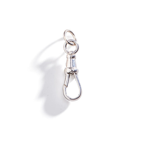 Sterling Silver Dog Clip Clasp - Main Image