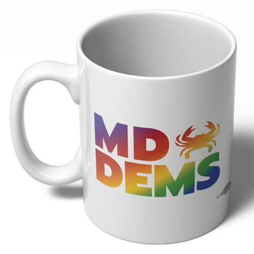 MD Dems Pride Logo (11oz. Coffee Mug) MD Dems Pride Logo (11oz. Coffee Mug)