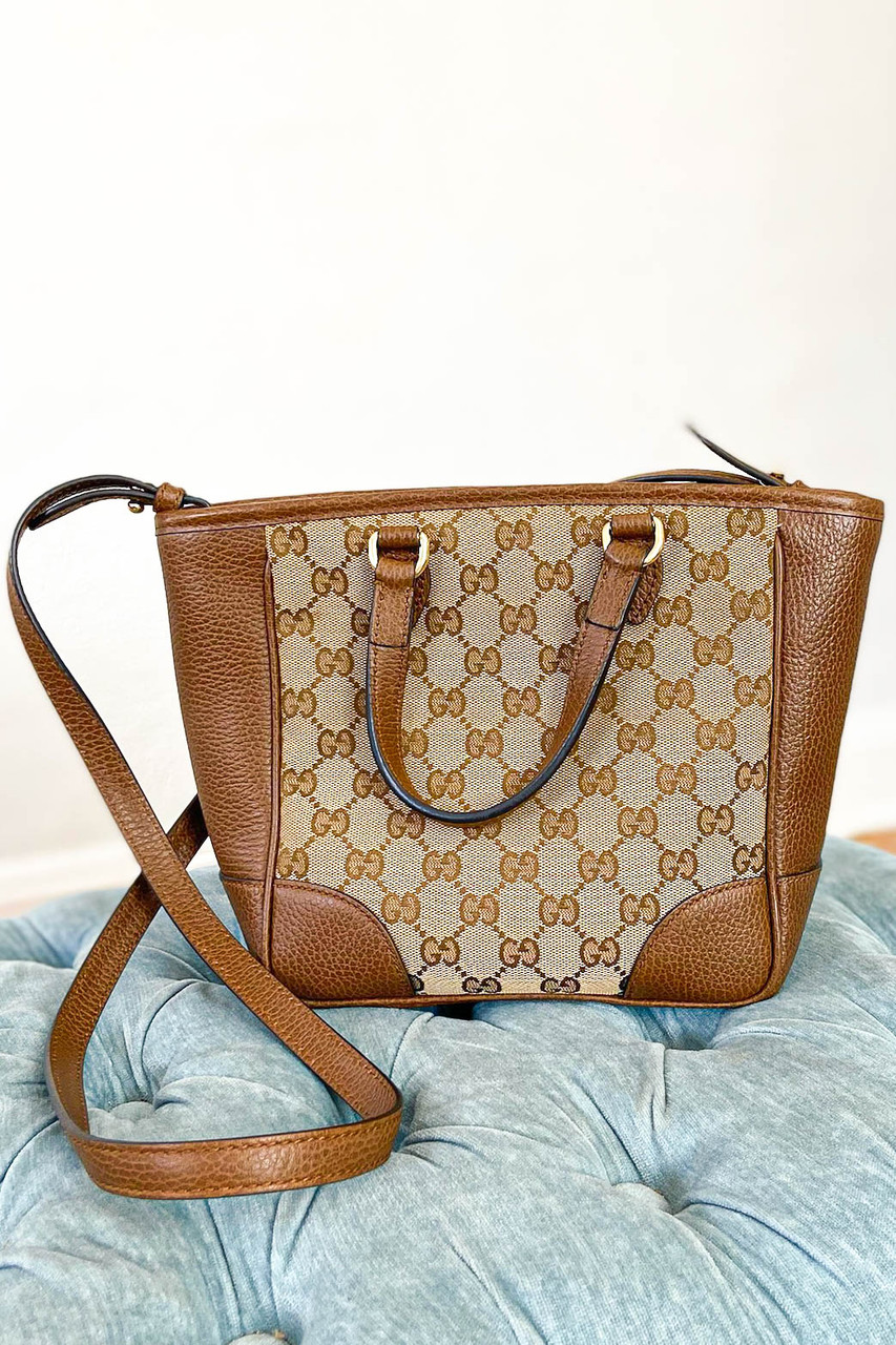 Louis Vuitton - Authenticated Double Zip Handbag - Cloth Brown Abstract for Women, Never Worn