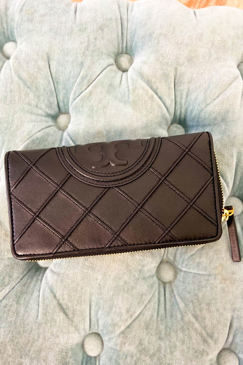 Tory Burch Kira Chevron Zip Continental Wallet