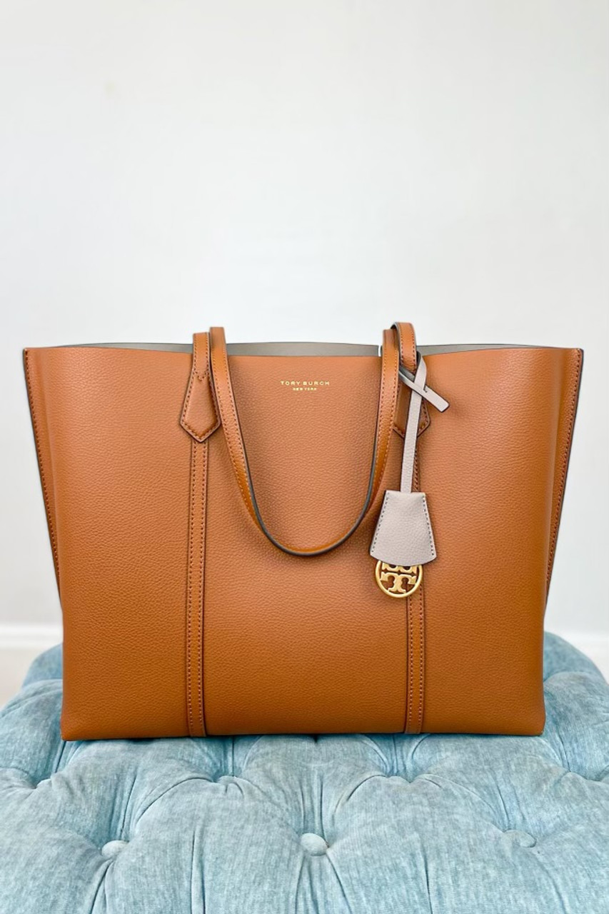 Tory Burch Perry Triple Compartment Leather Tote