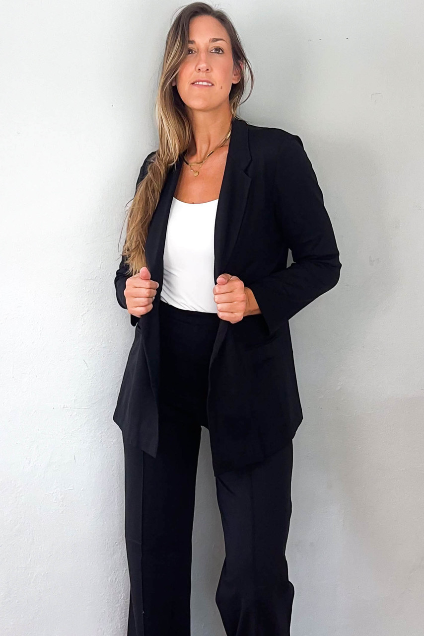 Relaxed Ponte Blazer