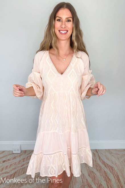 Kindred Swing Dress Blush