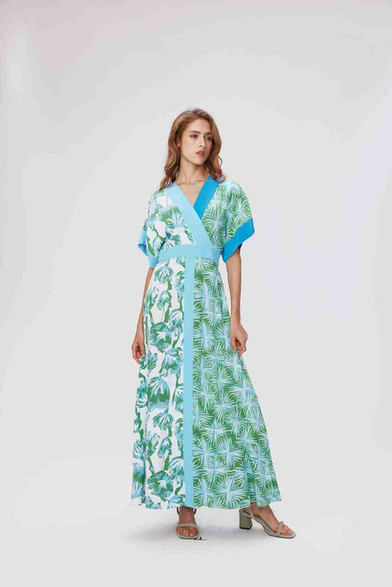 DVF Sofie Dress Sea Trees