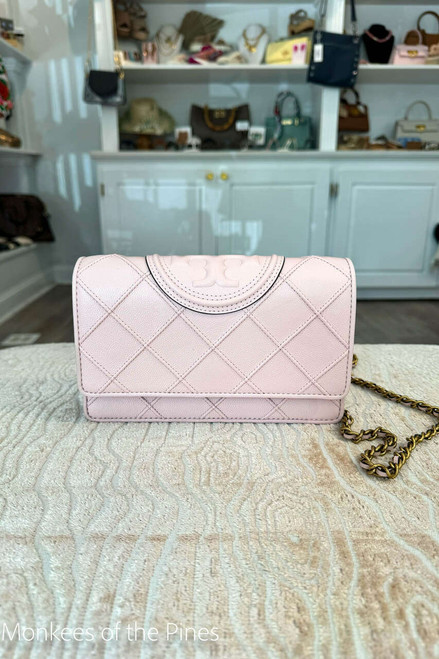 Tory Burch Soft Grain Shoulder Bag Blush