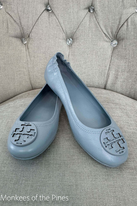 Tory Burch Minnie Travel Ballet Dew Blue