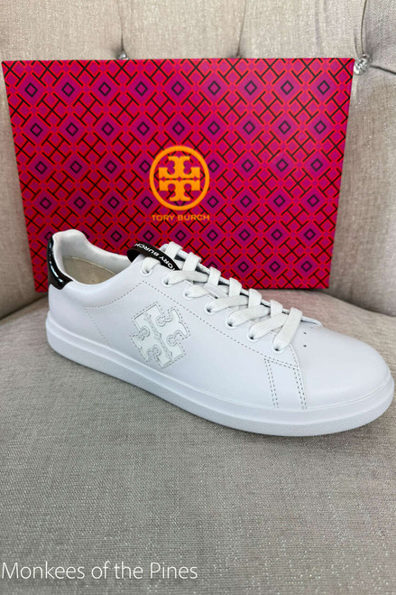 Tory Burch Double T Howell Court Titanium White Creta