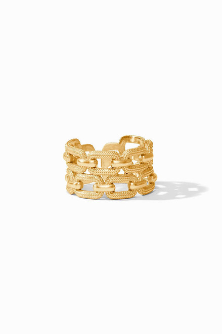 Cheval Paperclip Ring-Gold-OS