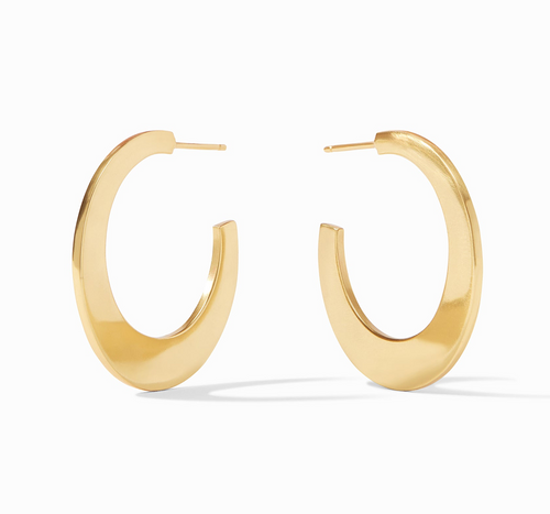 Julie Vos Luna Hoop Gold - Multiple Sizes 