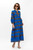 Soleil Long Sleeve Cuff Maxi - Blue