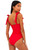 Sydney Belted One Piece Red