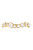 Kaleidoscope Hinge Bangle - Gold Iridescent Clear Crystal
