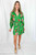 Alice + Olivia Antoinette Button Front Mini Dress Hampton Floral