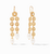 Julie Vos Flora Chandelier Earring - Gold Pearl