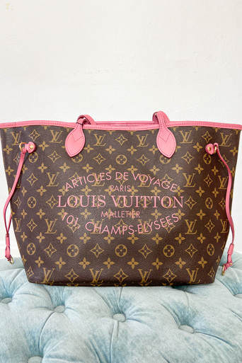 Louis Vuitton Pink Ikat Neverfull MM