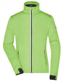 Tryck på Sport Softshell Jacka Dam — Bright Green/Black