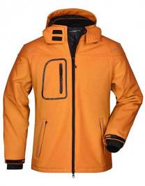 Tryck på Vinter Softshell Herr — Orange