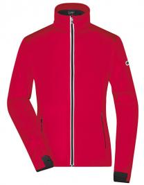 Tryck på Sport Softshell Jacka Dam — Light Red/Black