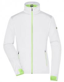 Tryck på Sport Softshell Jacka Dam — White/Bright Green