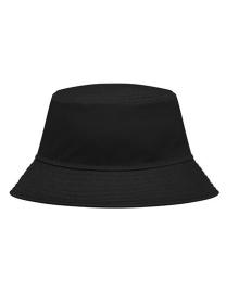 Tryck på Bucket Hat Billig — Black