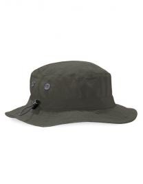 Tryck på Cargo Bucket Hat — Olive Green